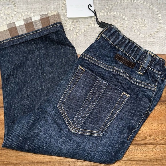 BURBERRY BABY UNISEX JEANS SZ: 2Y 100% AUTHENTIC 100% BRAND NEW W/ TAGS - Picture 4 of 15